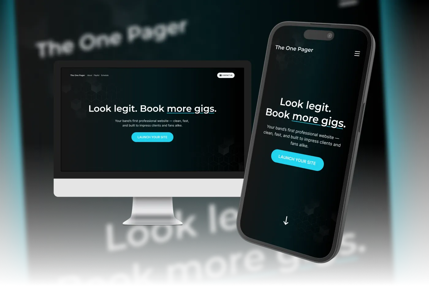 The One-Pager Website Package