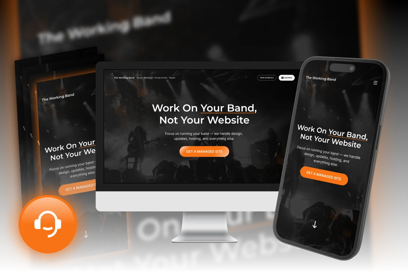 The Working Band Website Package