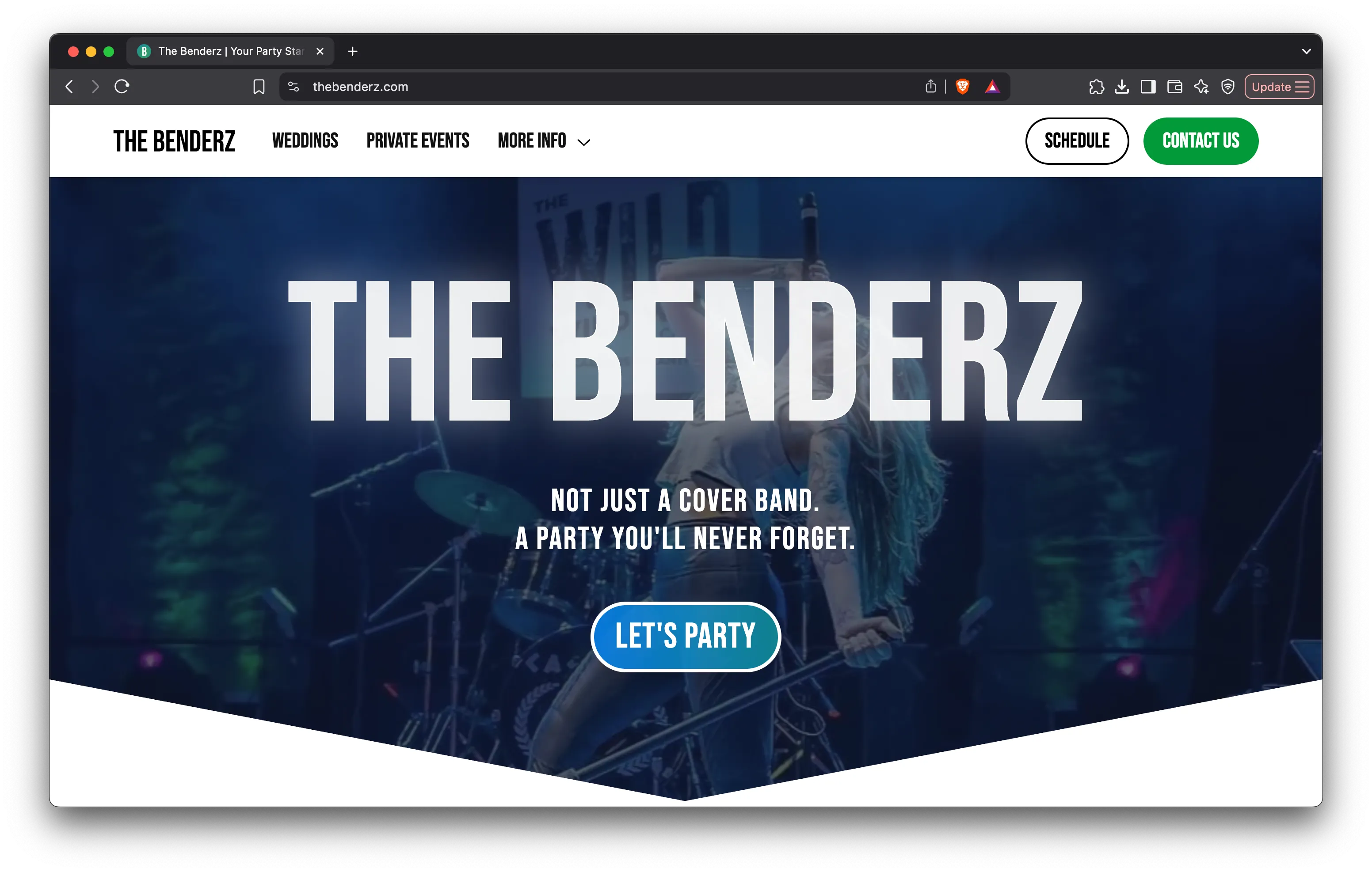 The Benderz New Website